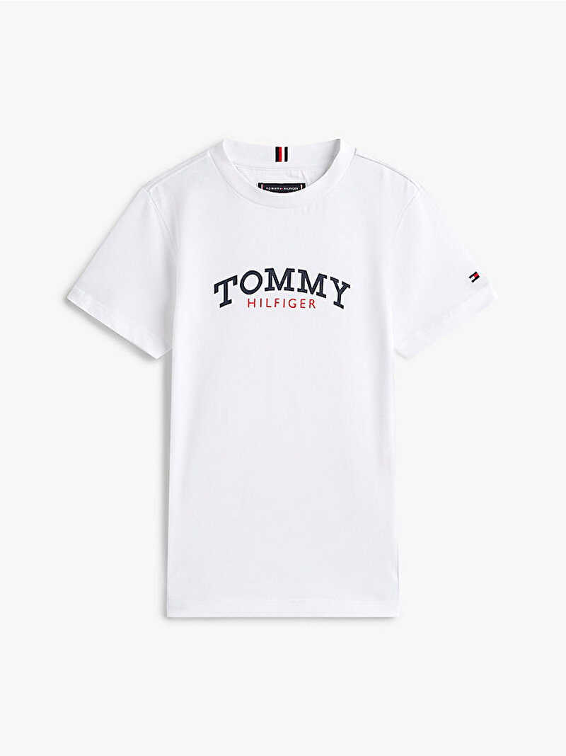 Erkek Çocuk Monotype Graphic T-shirt Şort Set Beyaz KB0KB10290YBR