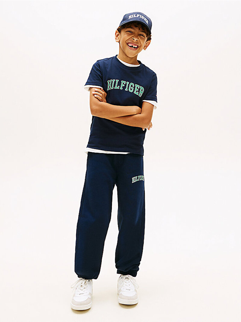 Erkek Çocuk Hilfiger Varsity T-shirt Lacivert KB0KB10420C1G