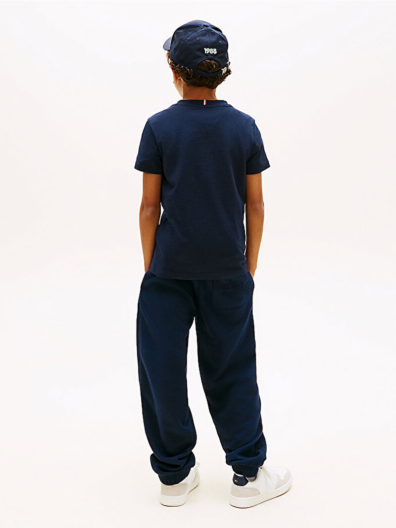 Erkek Çocuk Hilfiger Varsity T-shirt Lacivert KB0KB10420C1G