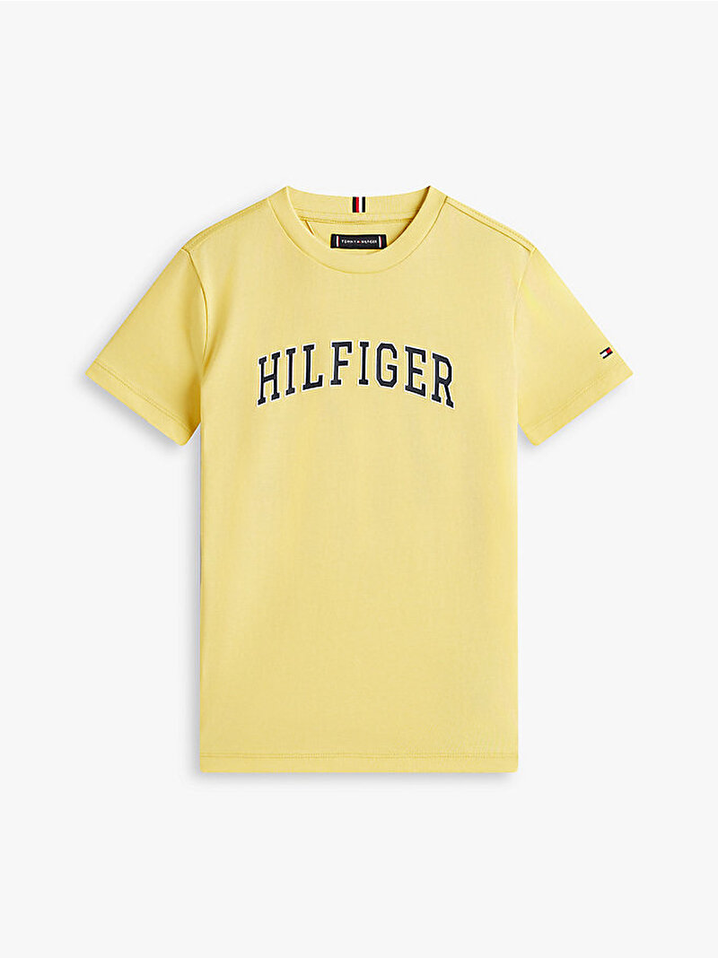 Erkek Çocuk Hilfiger Varsity T-shirt Sarı KB0KB10420ZGP