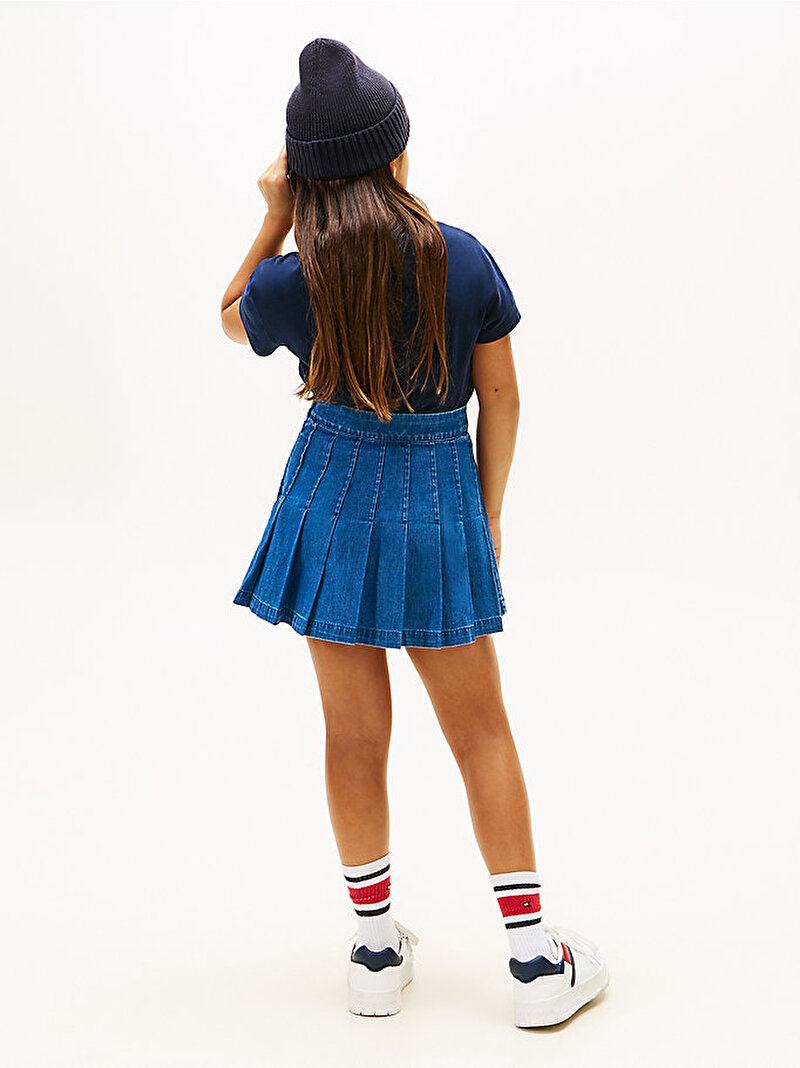 Kız Çocuk Pleated Etek Mavi KG0KG093411CD