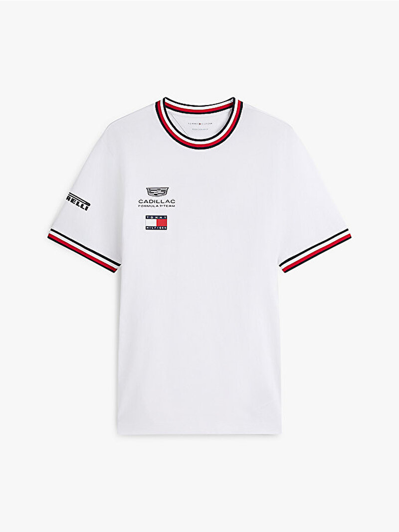 Unisex TH X CF1 Replica T-shirt Beyaz MN0MN00076YBR