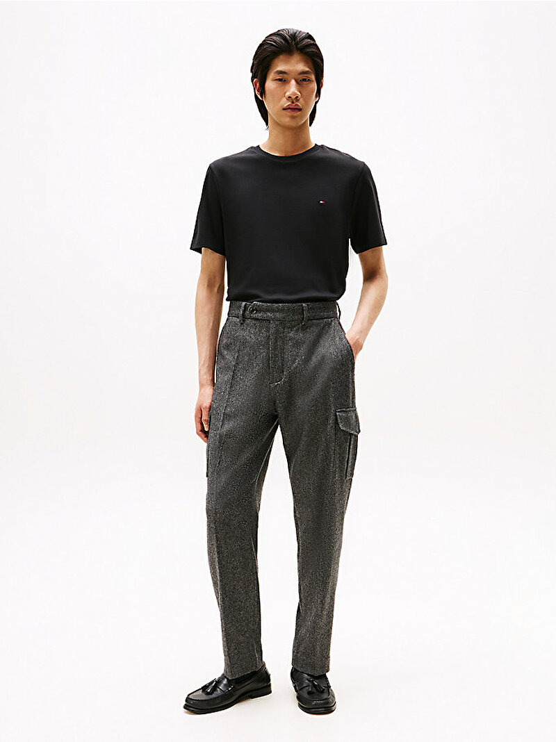 Erkek Light Interlock T-shirt Siyah MW0MW37508BDS