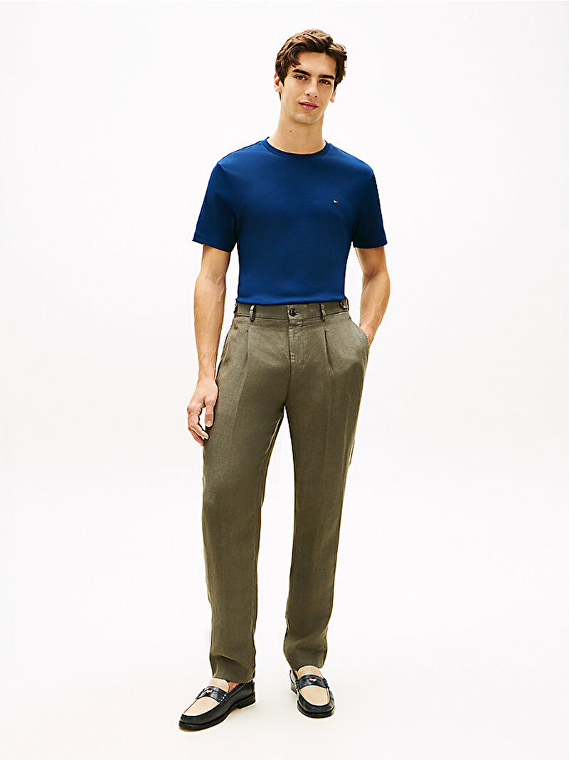 Erkek Light Interlock T-shirt Lacivert MW0MW37508DCC