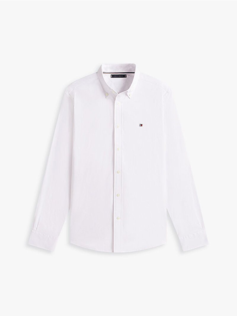Erkek Performance Poplin Gömlek Beyaz MW0MW41769YBR