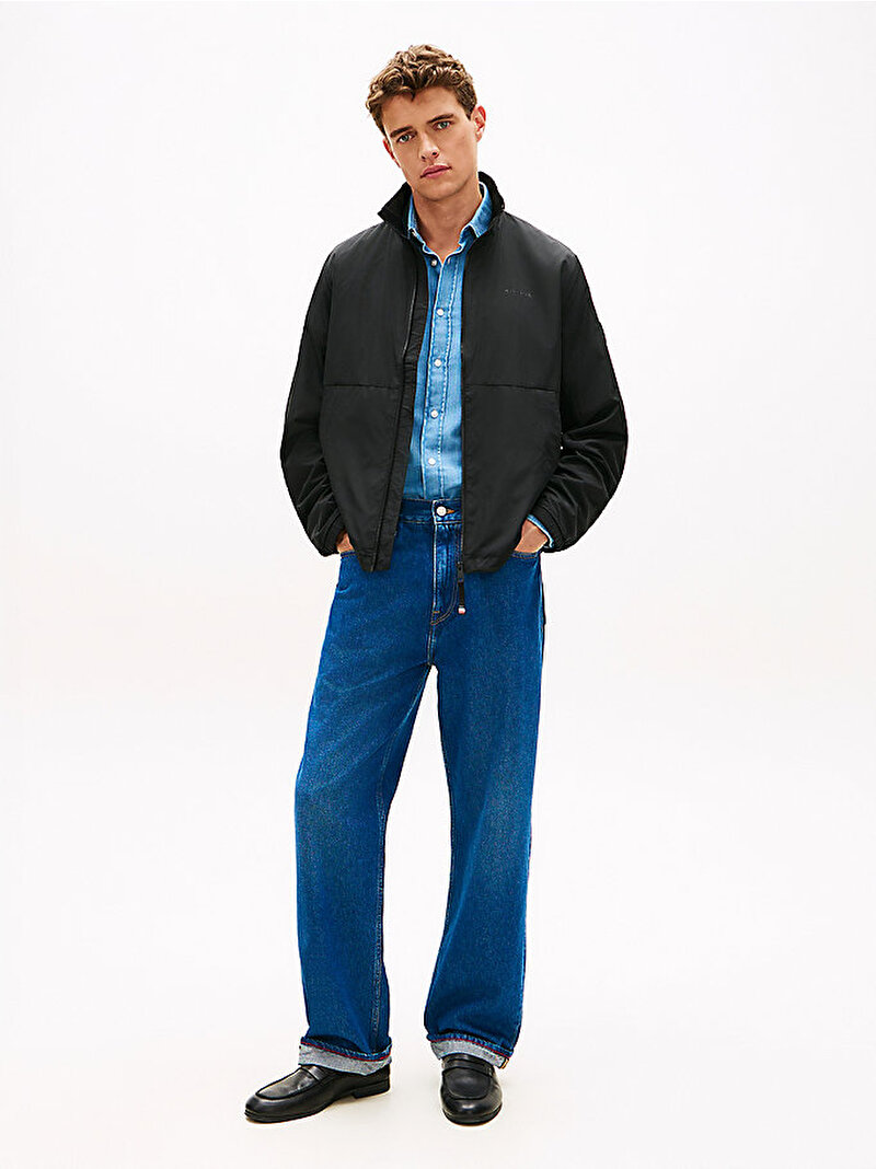 Erkek Branded Blouson Ceket Siyah MW0MW42502BDS