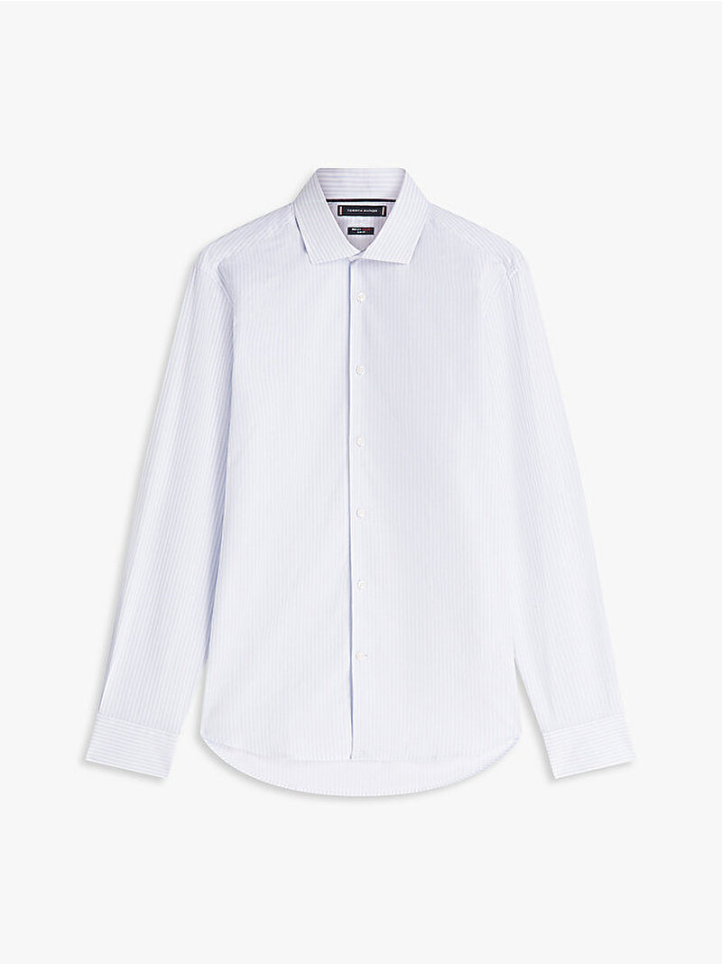 Erkek DC Flex Collar Gömlek Mavi MW0MW42718C1O