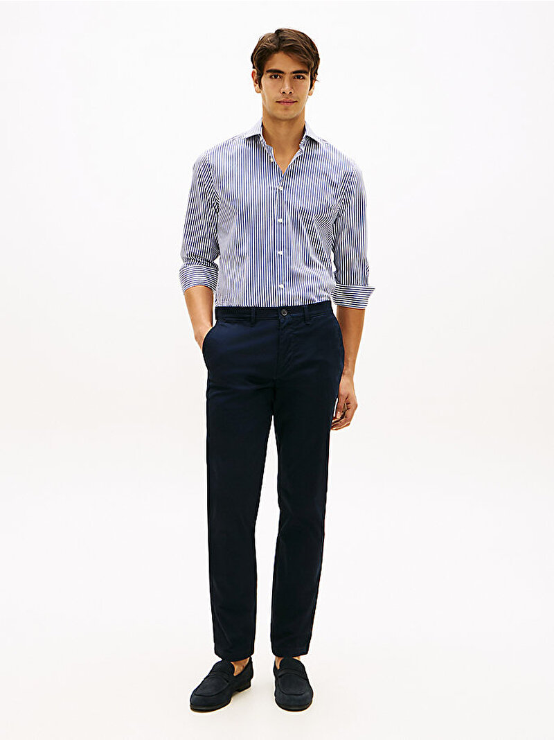 Erkek DC Flex Collar Gömlek Lacivert MW0MW42722DCA