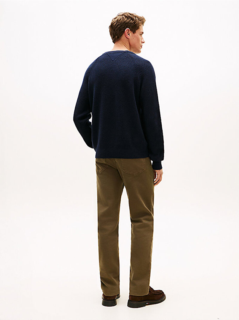 Erkek Fisherman Rib Crew Kazak Lacivert MW0MW42804C1G