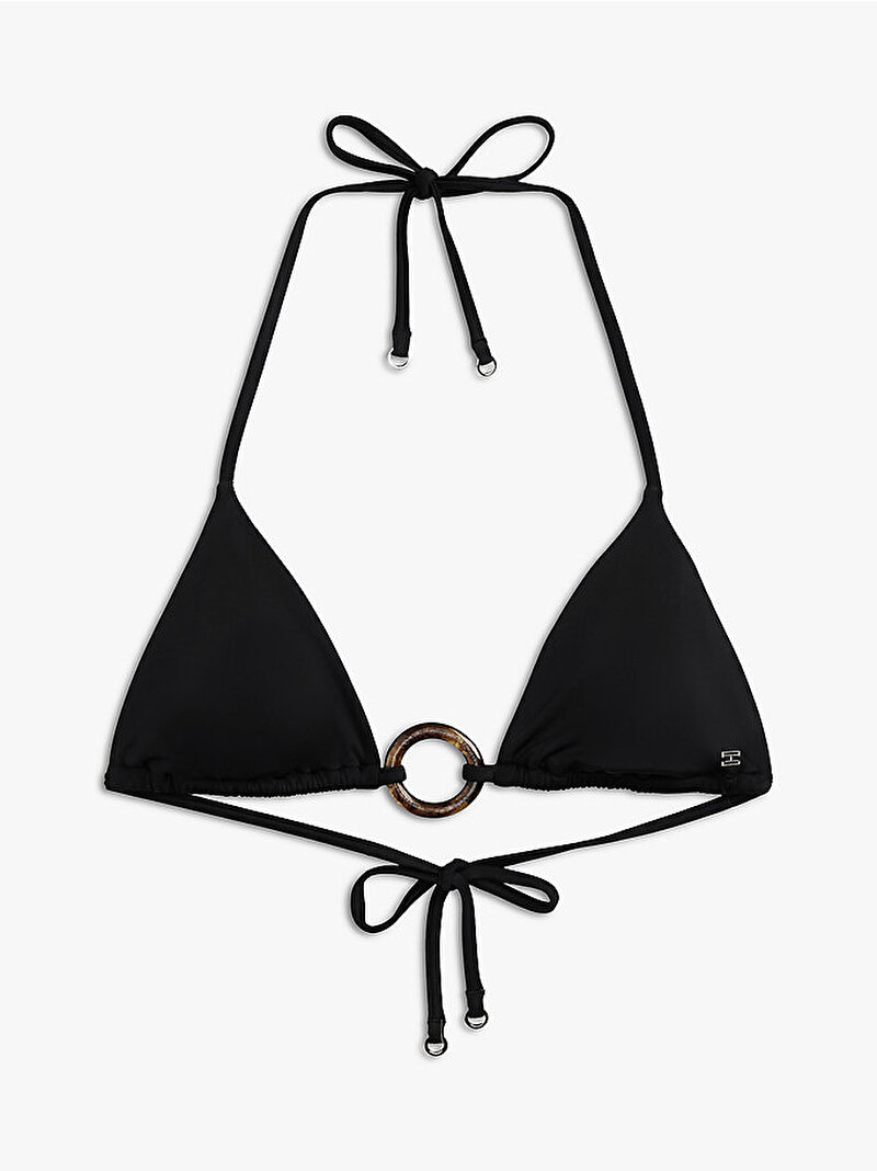 Kadın Triangle Bikini Üstü Siyah UW0UW06387BEH