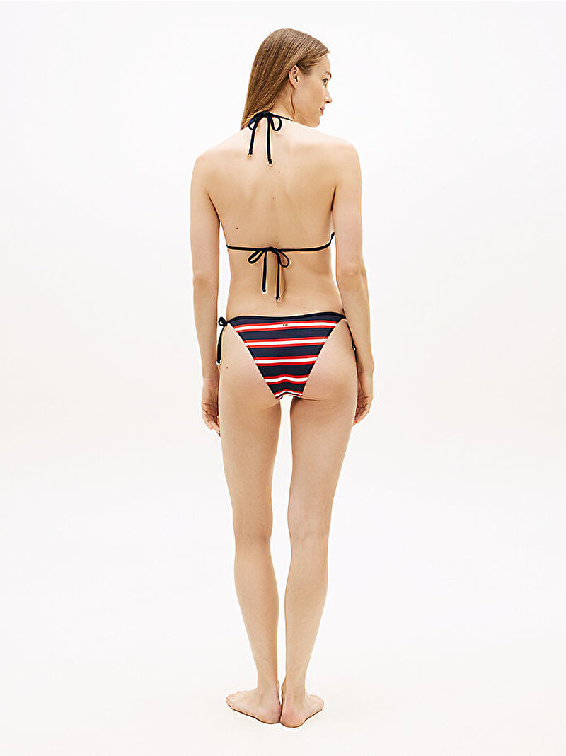 Kadın V String Side Tie Bikini Altı Lacivert UW0UW064070ZS