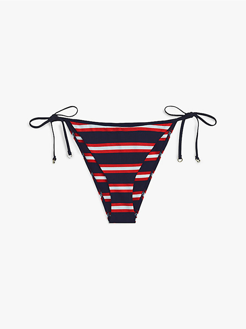 Kadın V String Side Tie Bikini Altı Lacivert UW0UW064070ZS