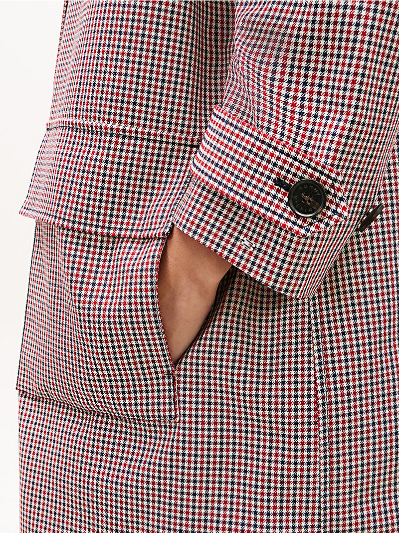 Kadın Check 2 in 1 Trençkot Pembe WW0WW477660MS