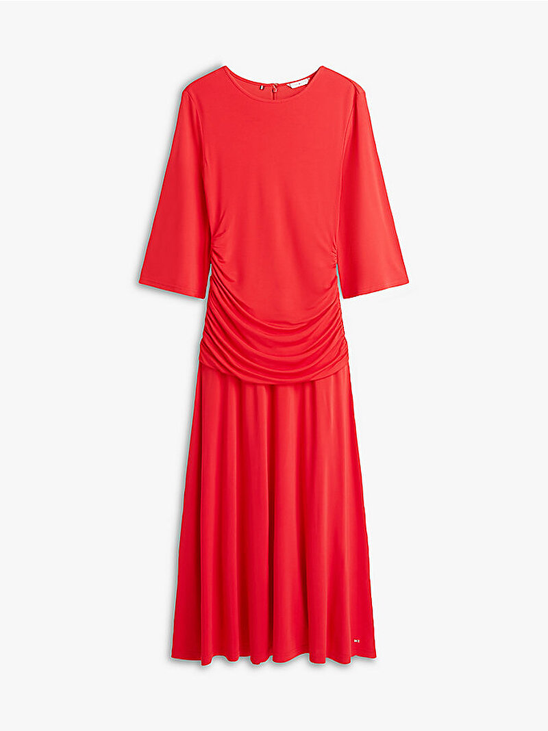 Kadın Festive Gathered Elbise Kırmızı WW0WW47872XLG