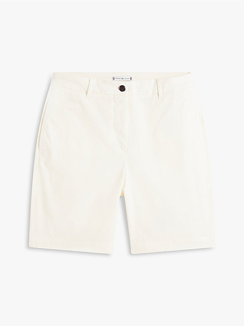 Kadın Blend Chino Şort Beyaz WW0WW49648AEF