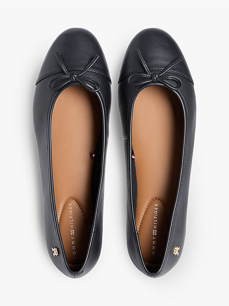 Kadın Hilfiger Smooth Babet Siyah FW0FW09241BDS