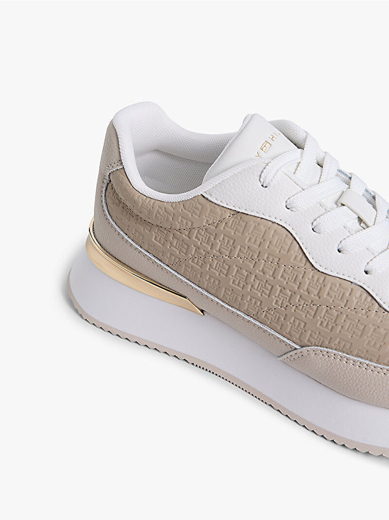 Kadın Th Chic Monogram Sneaker Bej FW0FW094640HE