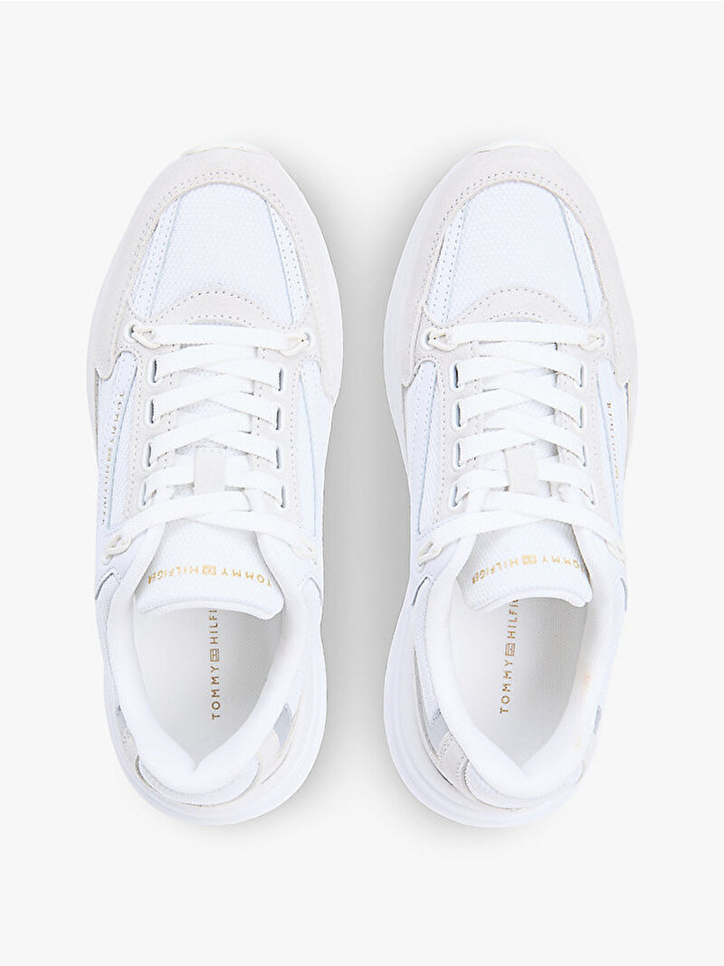 Kadın Th Sporty Chic Runner Sneaker Beyaz FW0FW09187YBS