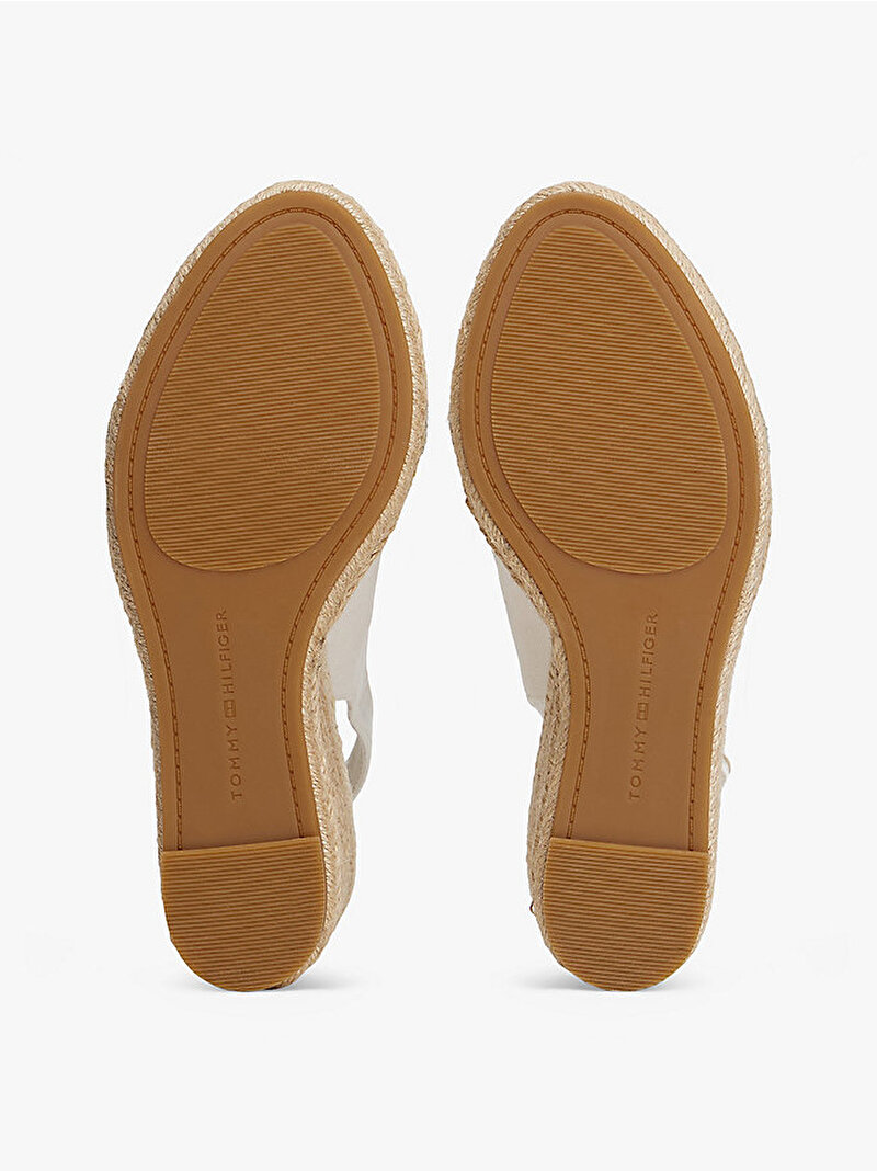 Kadın Flag Topuklu Espadril Ekru FW0FW09343YBL