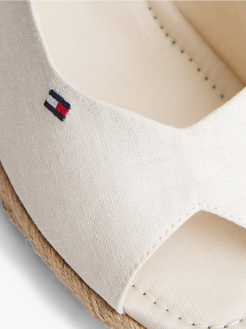 Kadın Flag Topuklu Espadril Ekru FW0FW09343YBL