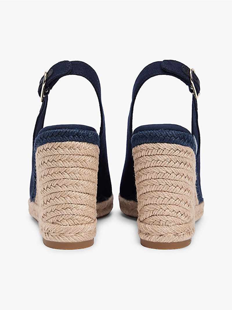 Kadın Flag Topuklu Espadril Lacivert FW0FW09343DW6
