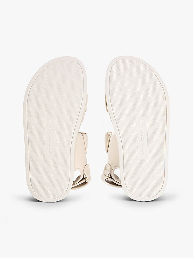 Kadın Leather Sporty Sandalet Bej FW0FW09119ACI