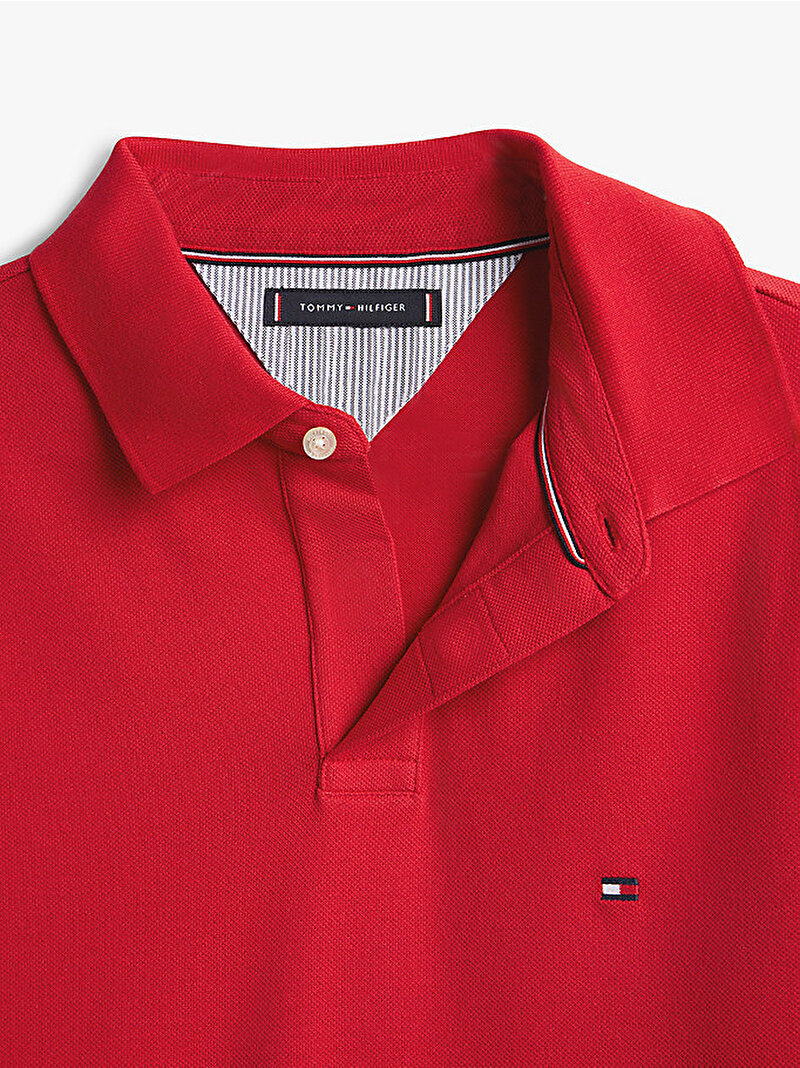 Erkek Adaptive 1985 Regular Polo T-shirt Kırmızı MW0MW35293XLD