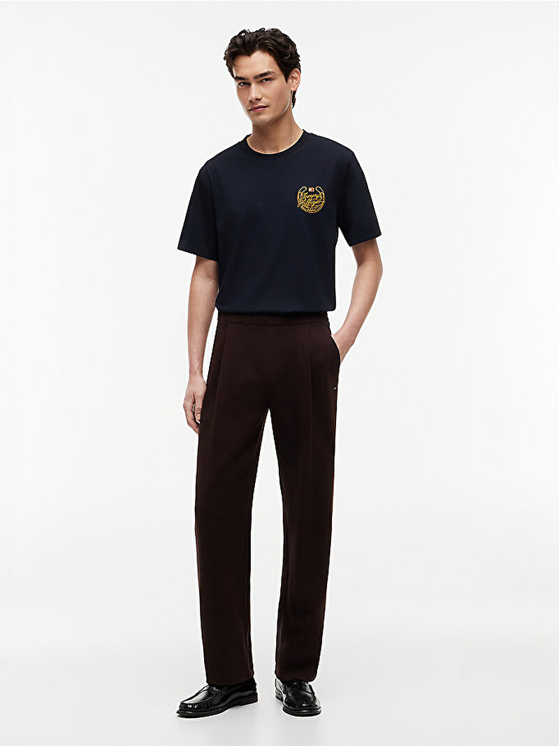 Erkek Interlock T-shirt Lacivert MW0MW42019DW5