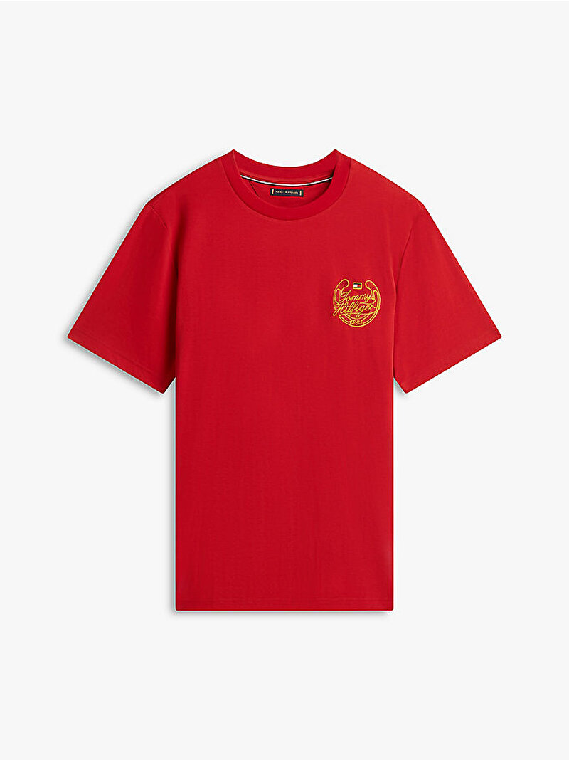 Erkek Interlock T-shirt Kırmızı MW0MW42019XMP