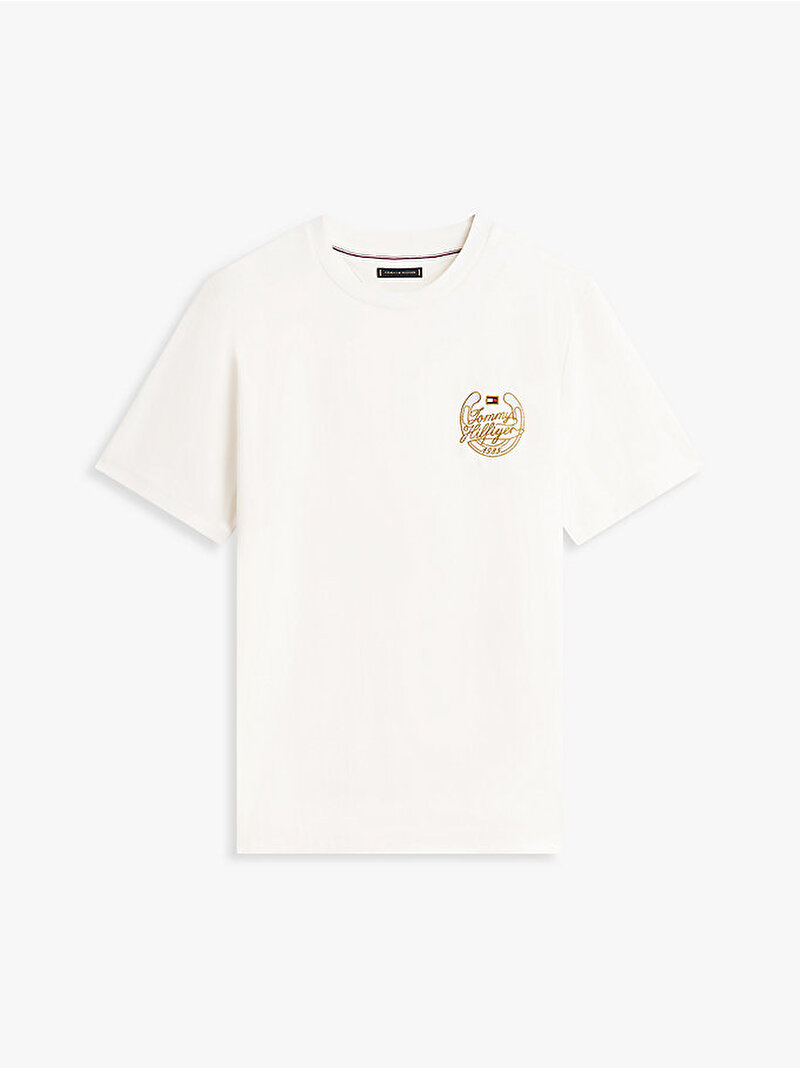 Erkek Interlock T-shirt Beyaz MW0MW42019Z00