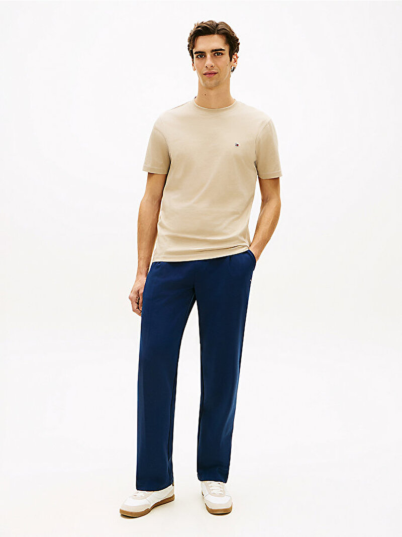 Erkek Global Stripe T-shirt Bej MW0MW42393RBT