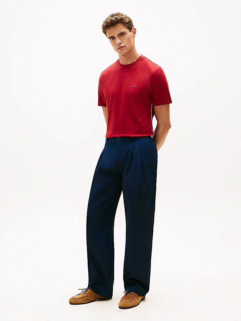 Erkek Global Stripe T-shirt Kırmızı MW0MW42393XIT