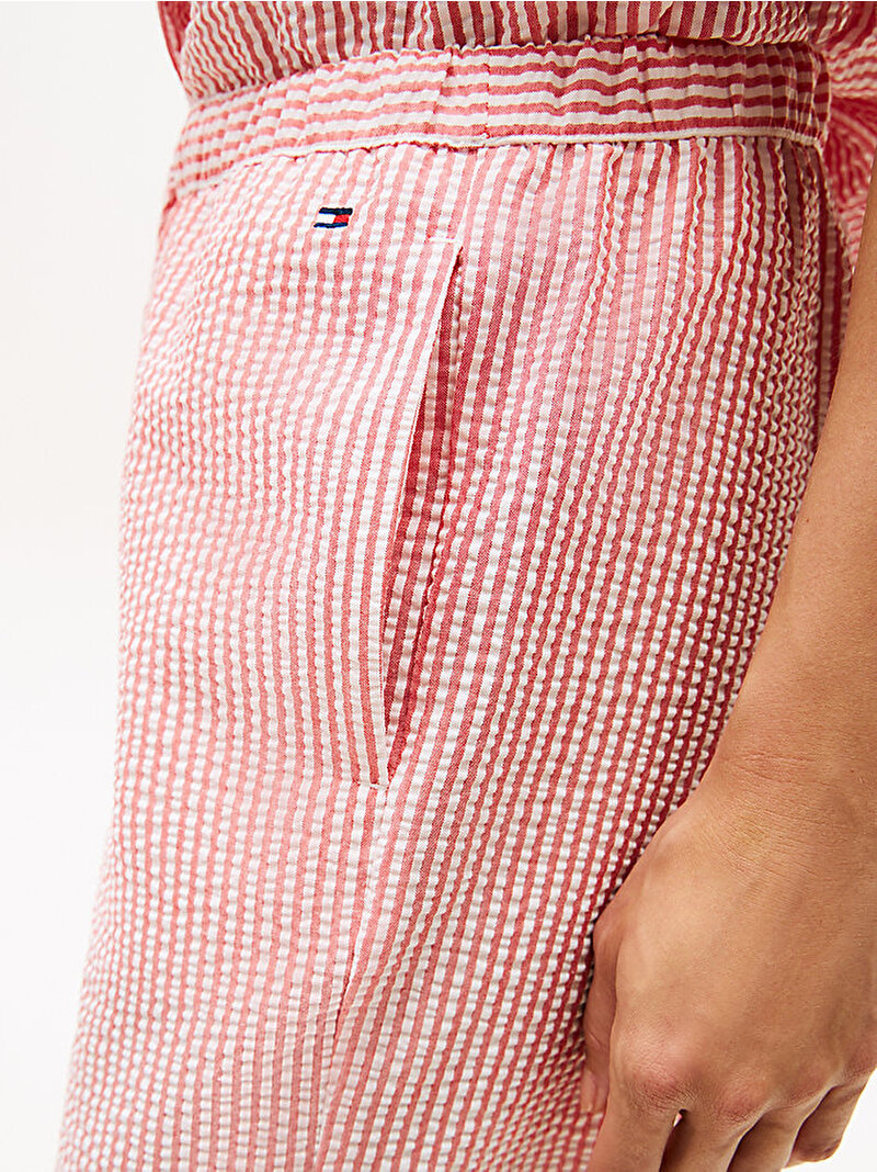 Kadın Seersucker Pijama Altı Kırmızı UW0UW063050EW