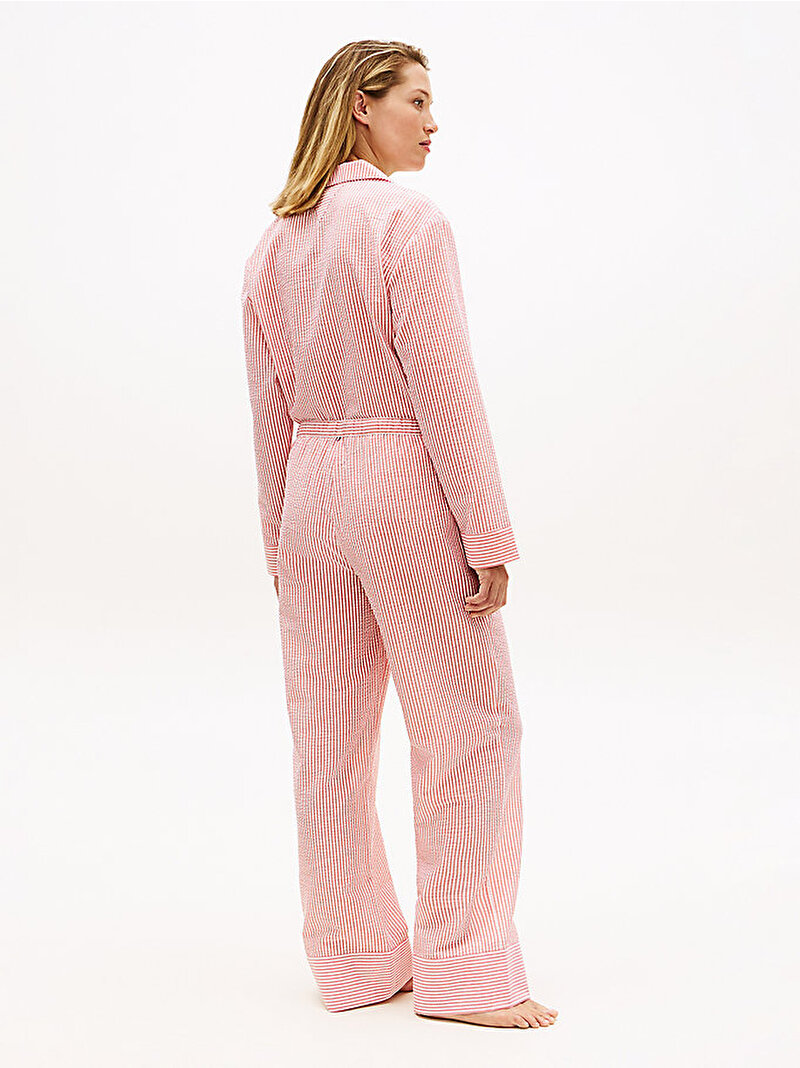 Kadın Seersucker Pijama Altı Kırmızı UW0UW063050EW