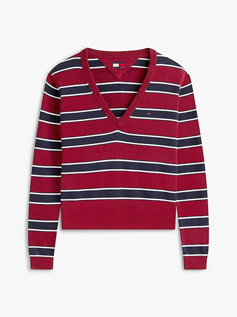 Kadın TJW Essential Vneck Kazak Çok renkli DW0DW198880E3