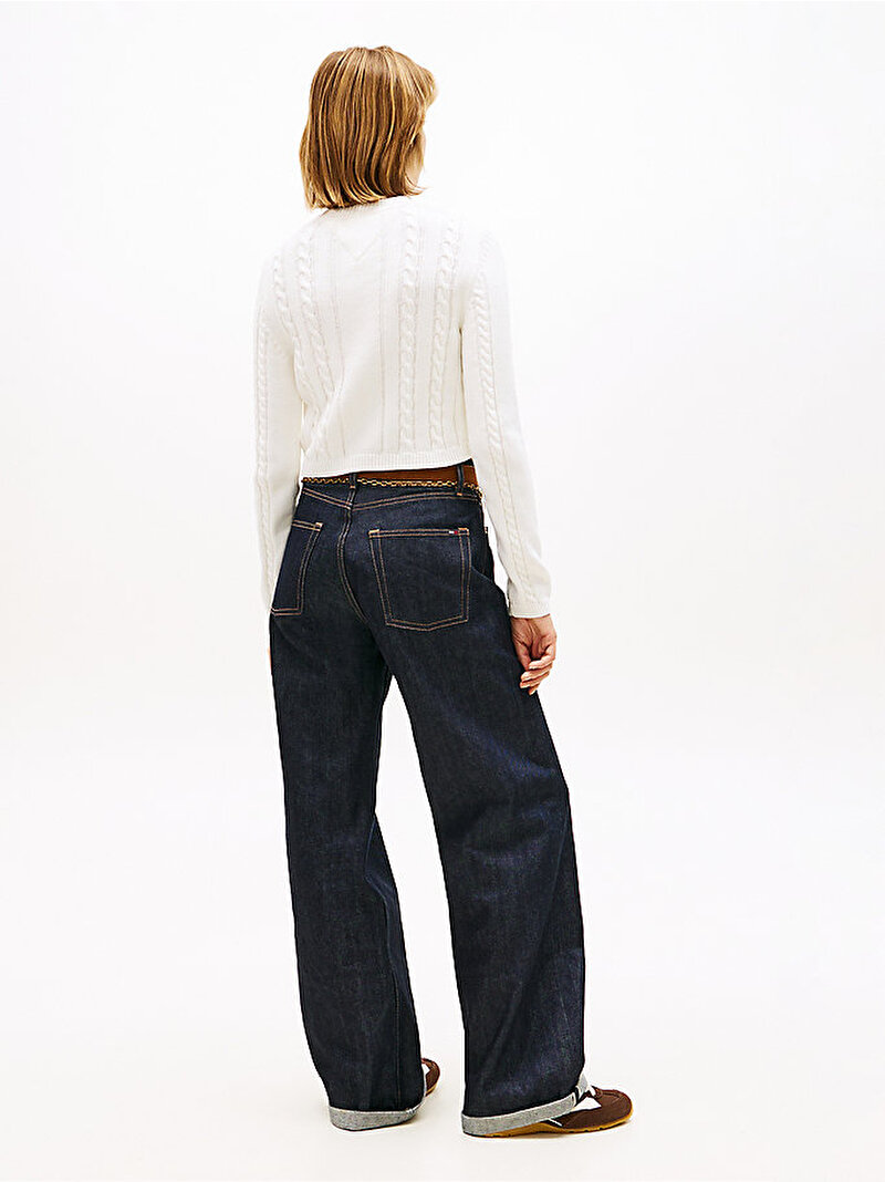 Kadın TJW Cable Kazak Beyaz DW0DW22301YBH