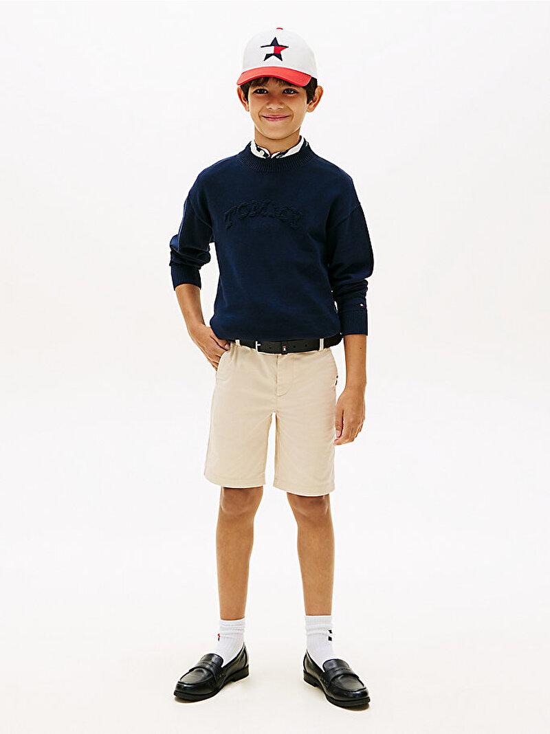 Erkek Çocuk Monotype Graphic Kazak Lacivert KB0KB10376C1G