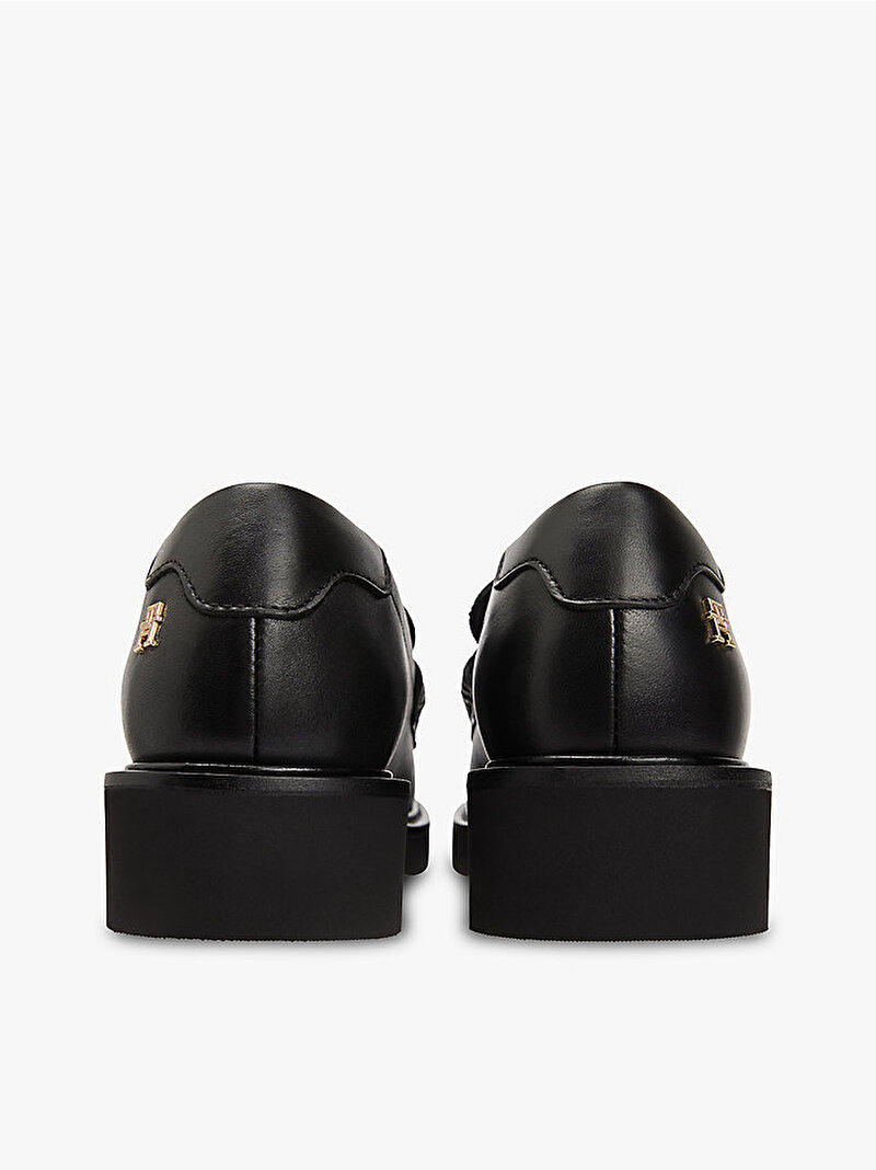 Kadın Elettra Penny Leather Loafer Siyah FW0FW09360BDS