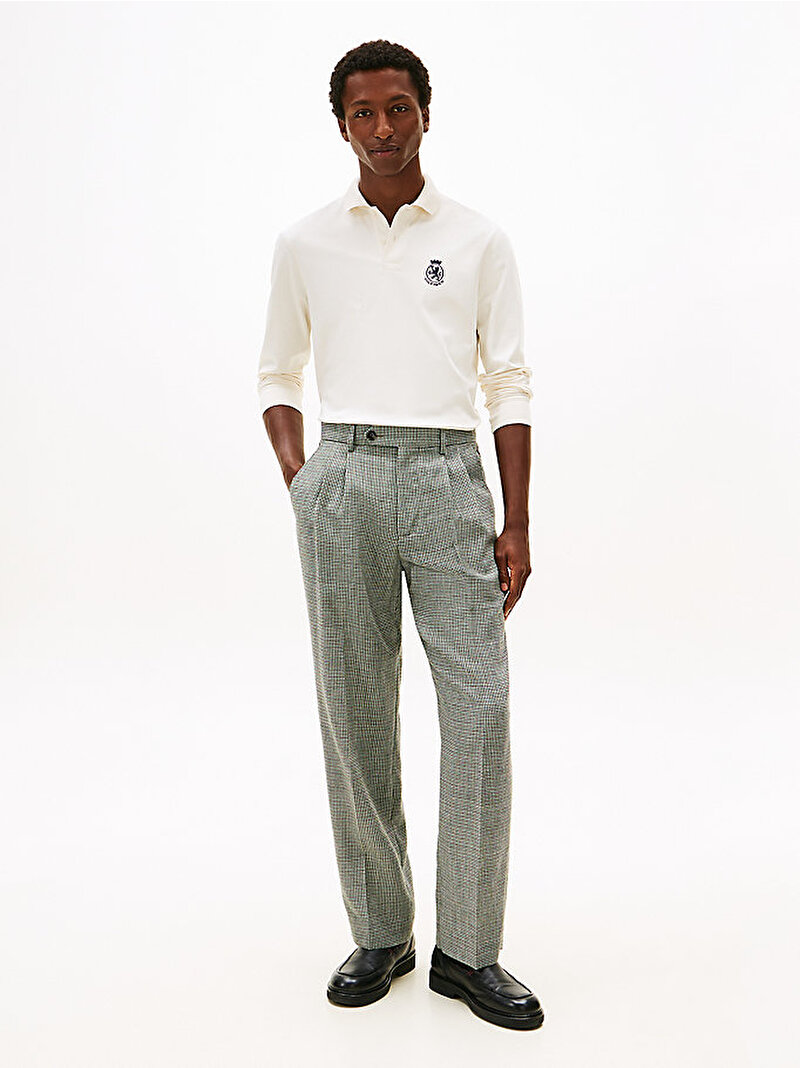 Erkek Gifting Interlock Polo T-shirt Beyaz MW0MW42853Z00