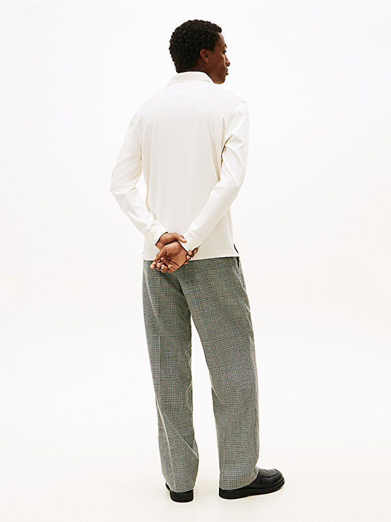 Erkek Gifting Interlock Polo T-shirt Beyaz MW0MW42853Z00