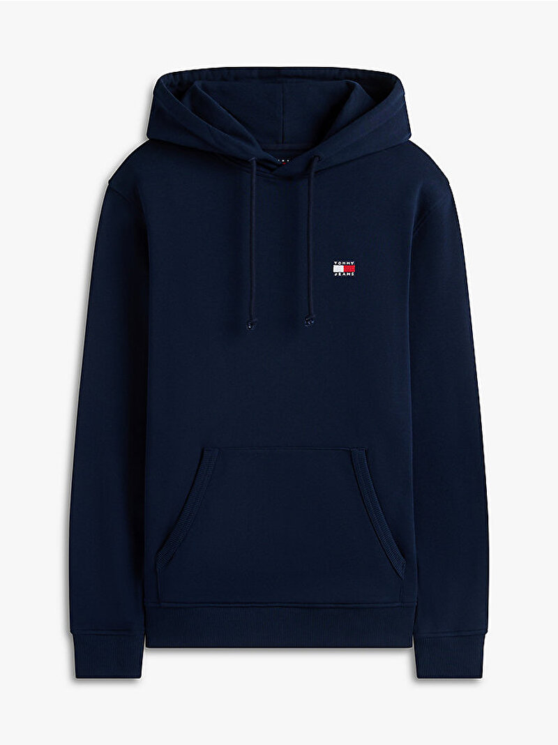 Erkek TJM Regular Badge Hoodie Lacivert DM0DM21922C1G