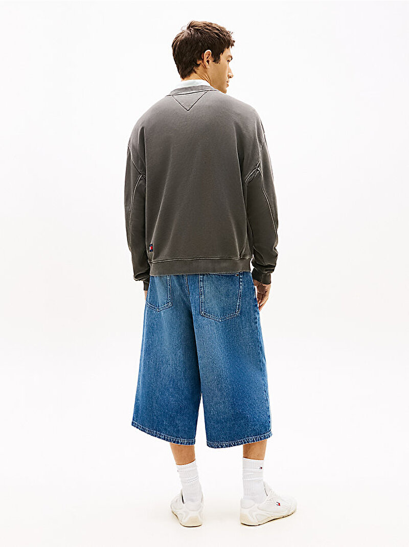 Erkek TJM 90s New Clas Sweatshirt Siyah DM0DM22714BDS