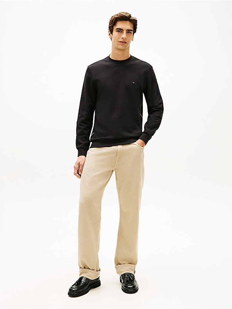 Erkek Global Stripe Sweatshirt Siyah MW0MW42475BDS