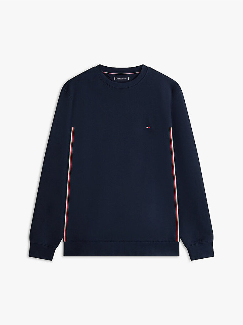 Erkek Global Stripe Sweatshirt Lacivert MW0MW42475DW5