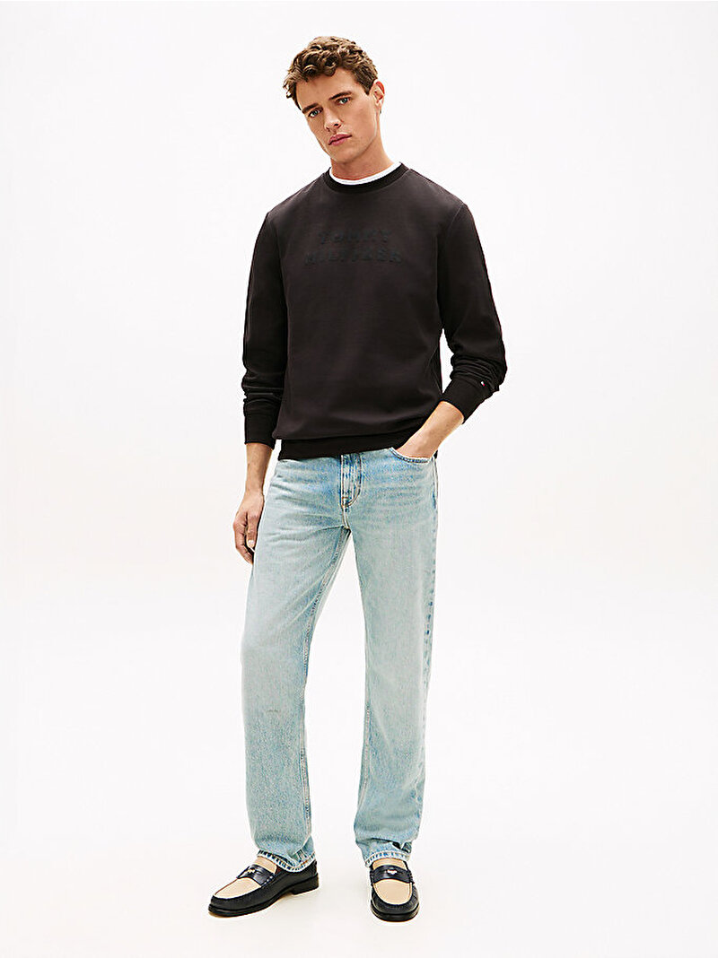 Erkek Mix Media Intechno Sweatshirt Siyah MW0MW42484BDS