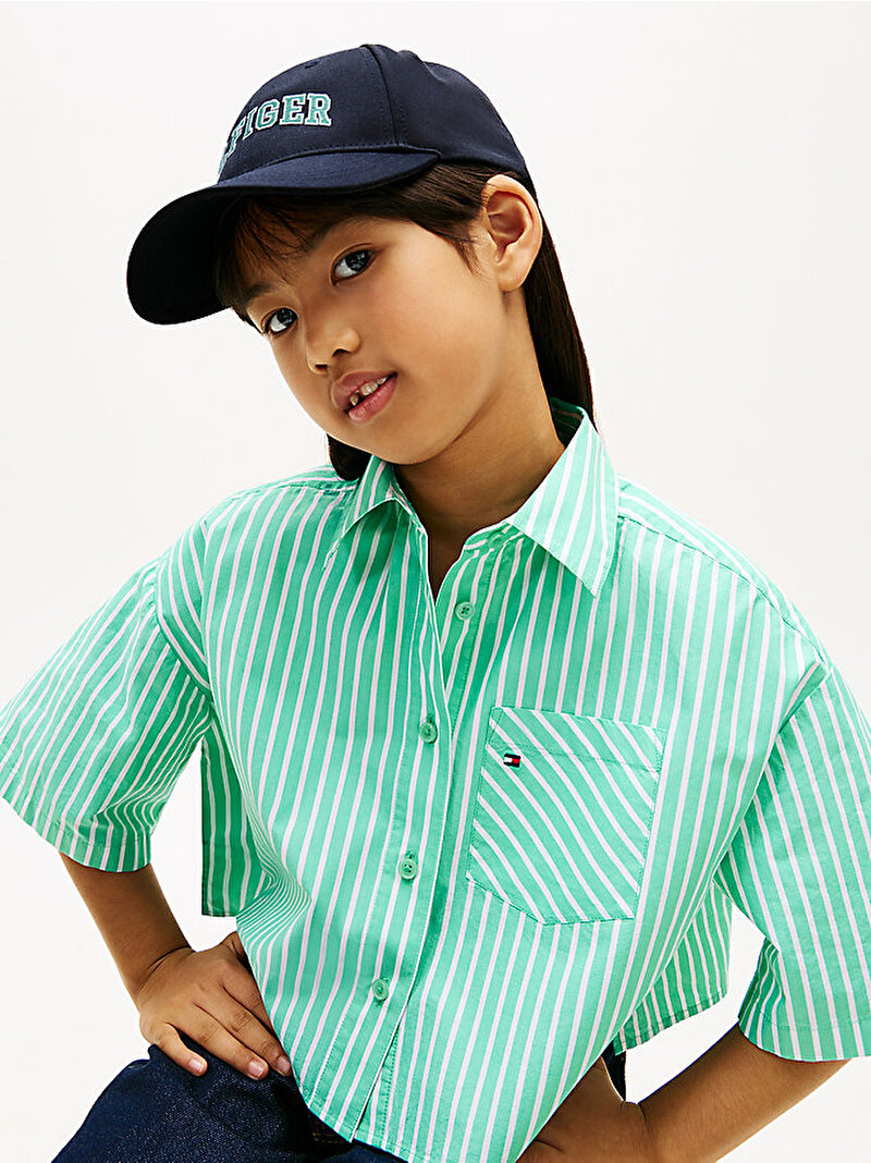 Çocuk Unisex Hilfiger Varsity Şapka Lacivert KA0KA00050DW6