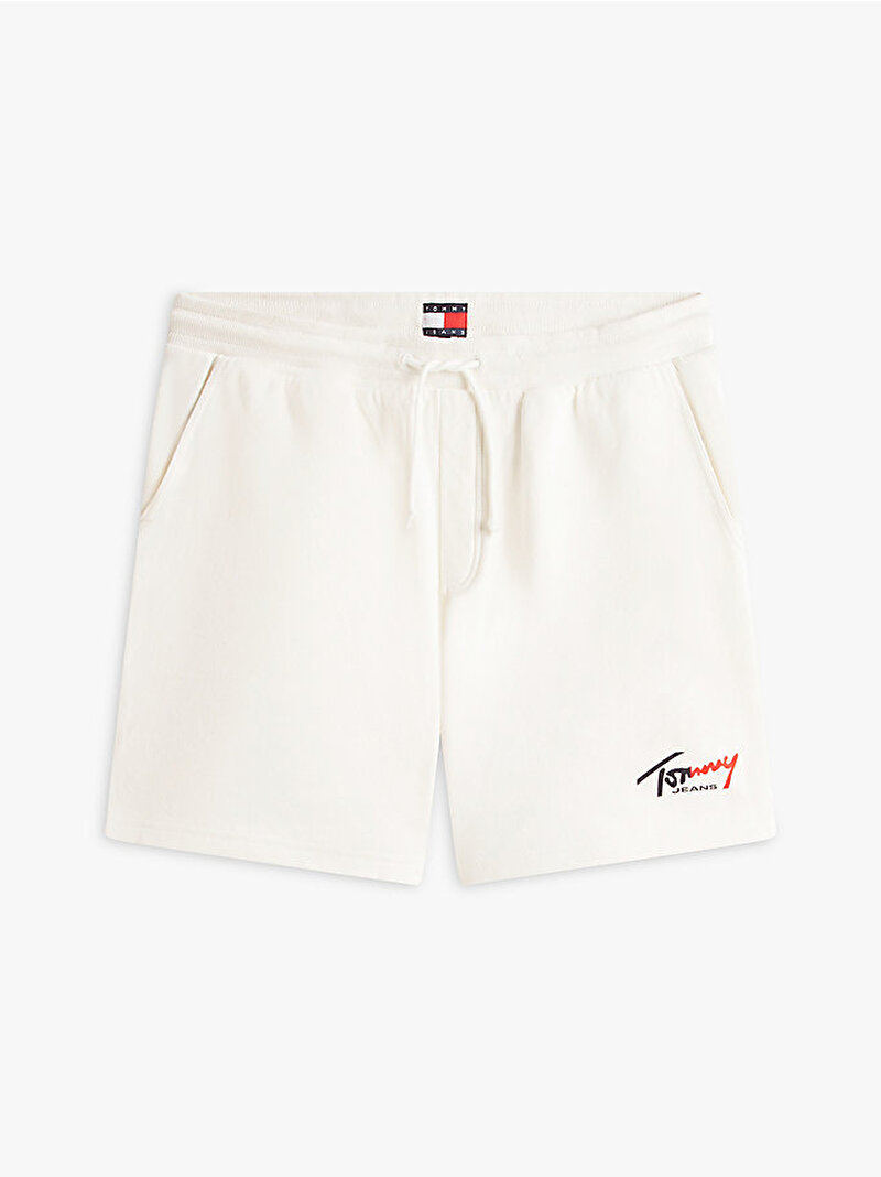 Erkek TJM Signature Plaj Şortu Ekru DM0DM23017YBL