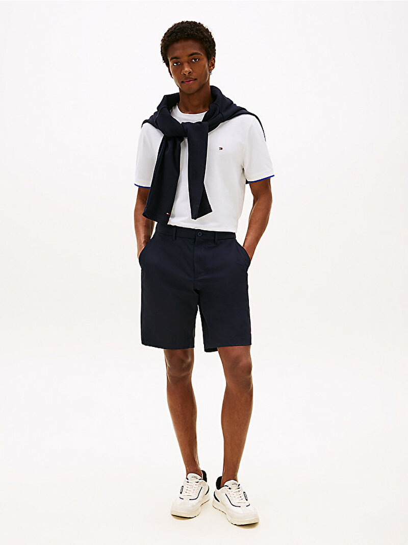 Erkek Performance Tipped T-shirt Beyaz MW0MW38626YBR