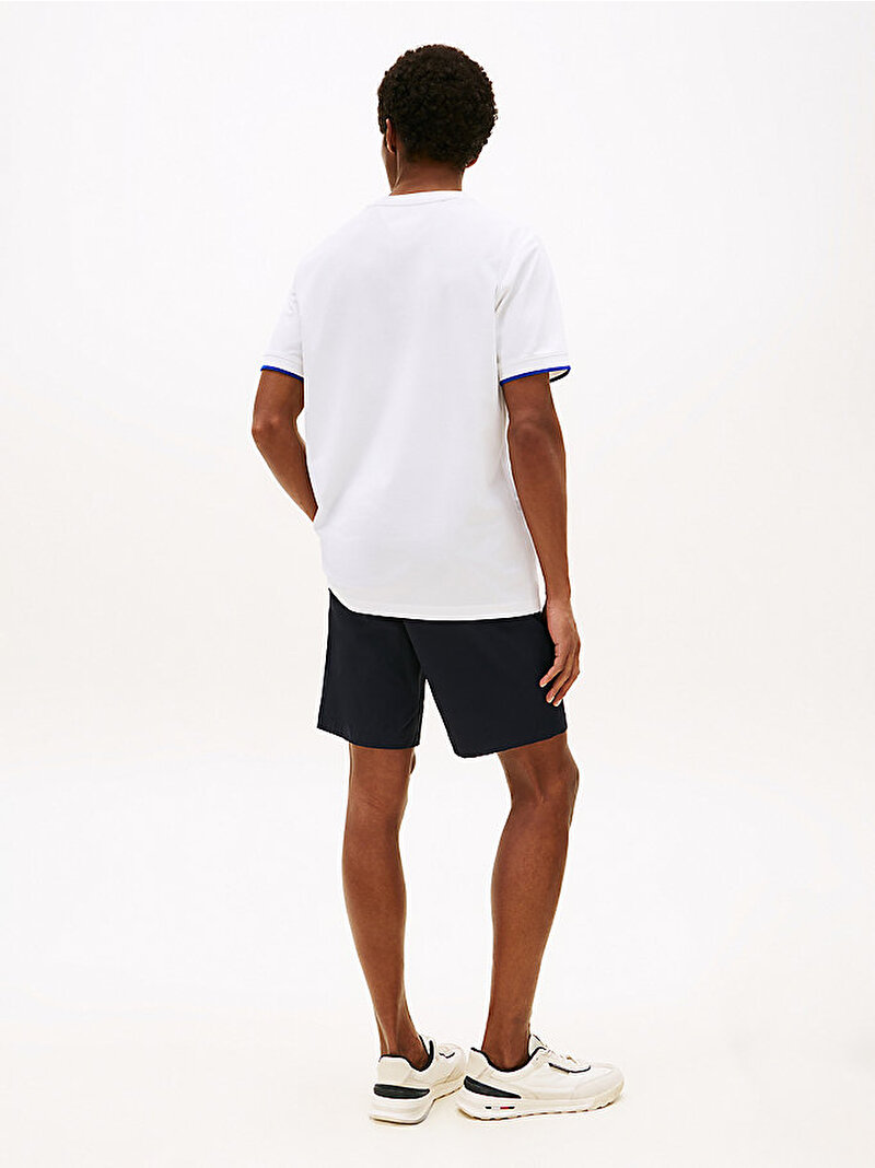 Erkek Performance Tipped T-shirt Beyaz MW0MW38626YBR