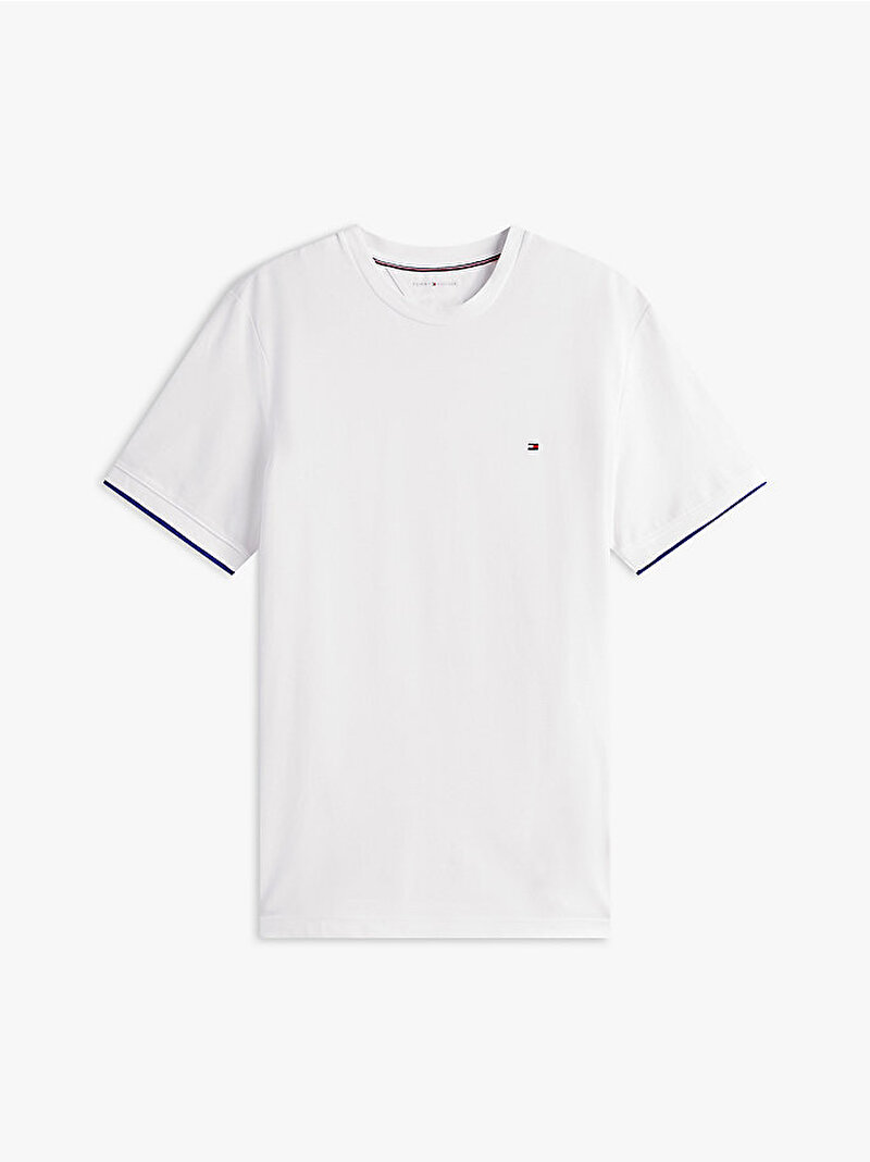 Erkek Performance Tipped T-shirt Beyaz MW0MW38626YBR